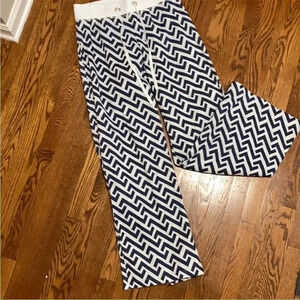 Linen Trouser Beach Pants All for Color White Navy S